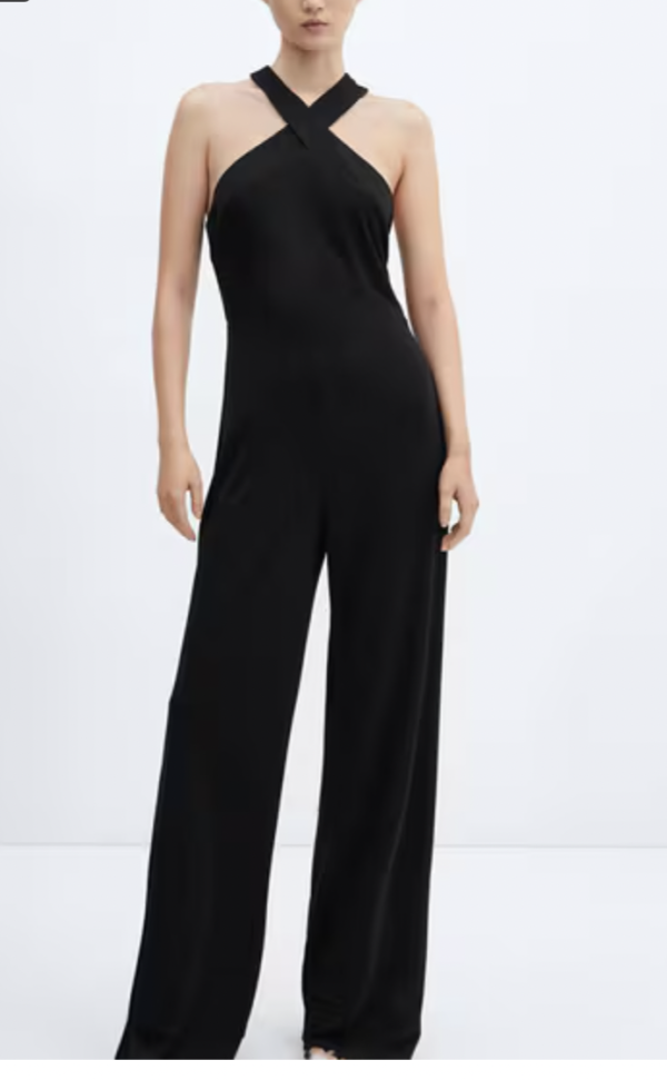 Women Halter-Neck Jumpsuit